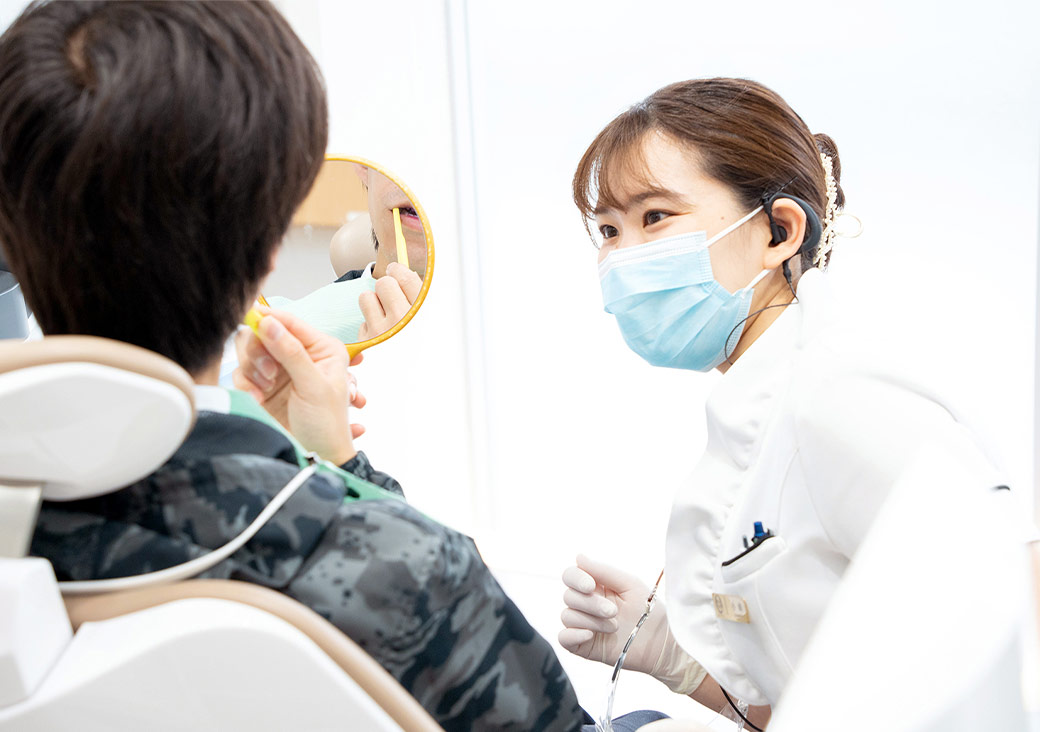 患者様を初診から、治療終了後も継続して診ることができます